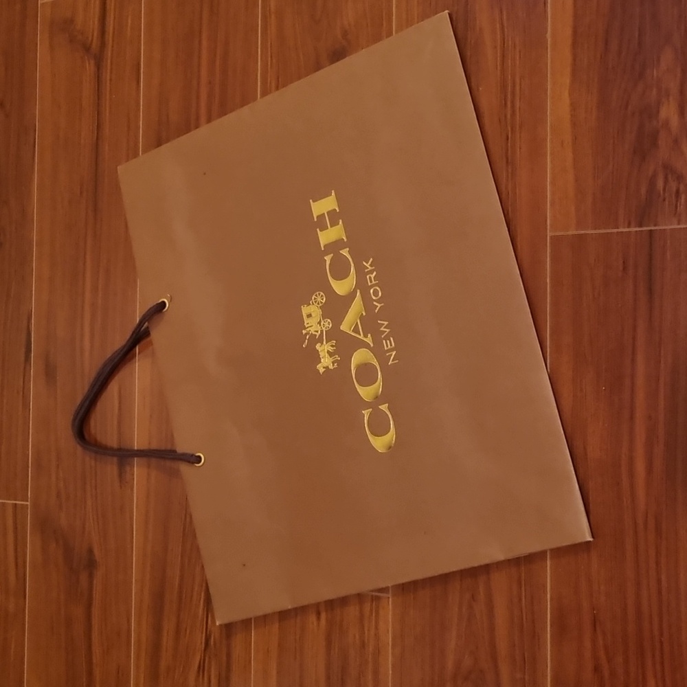 Coach Gift Bag Tan